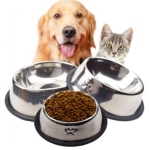 Çelik Mama & Su Kabı 16-18-22 Cm