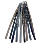 3x65 Deri Tasma 10'lu Yıldız Desenli