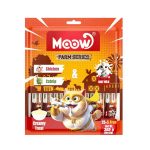 Moow Tavuklu & Kedi Naneli Keçi Sütlü 12gr x 30'lu Kedi Krema Ödülü
